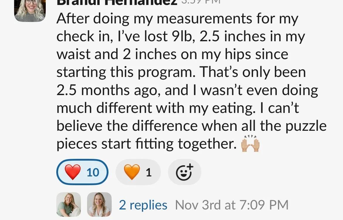 Client win shared in the Nurture community