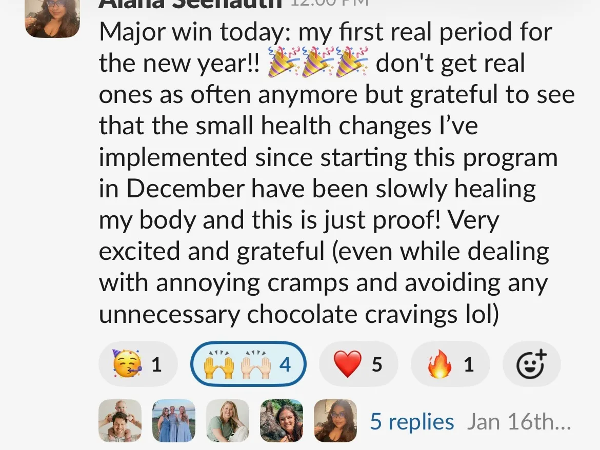 Client win shared in the Nurture community
