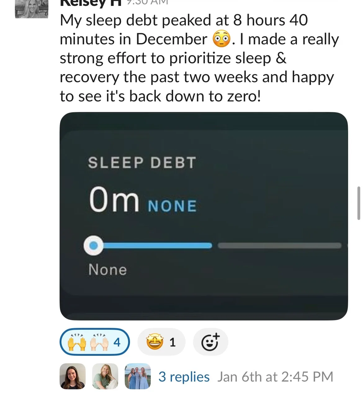 Client win shared in the Nurture community