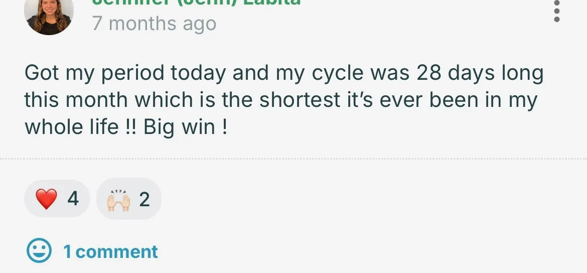 Client win shared in the Nurture community