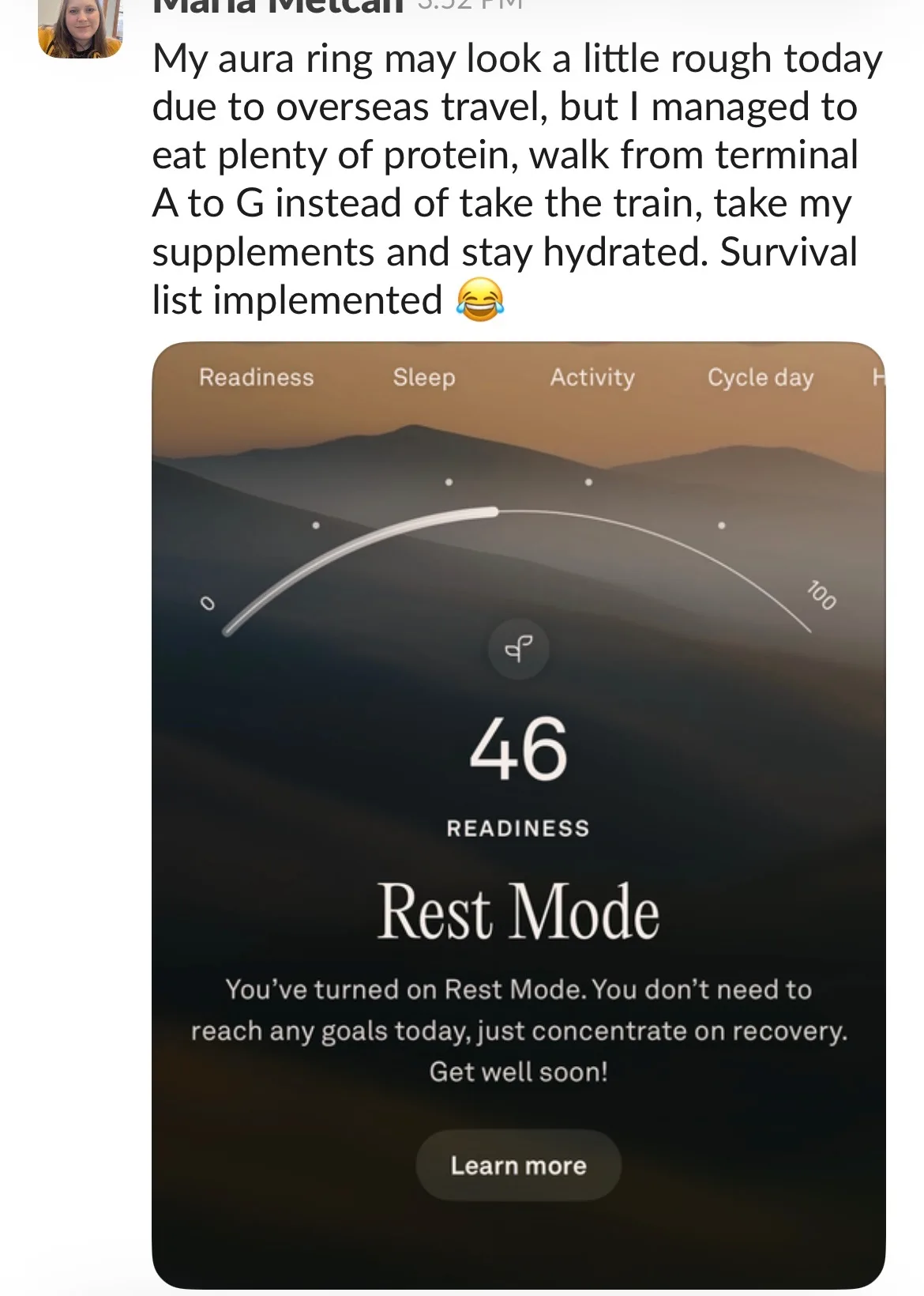 Client win shared in the Nurture community