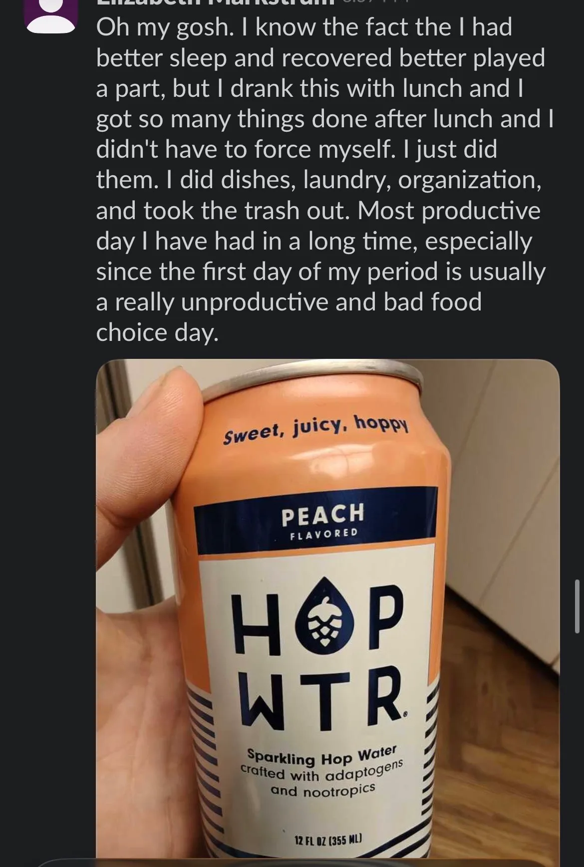 Client win shared in the Nurture community